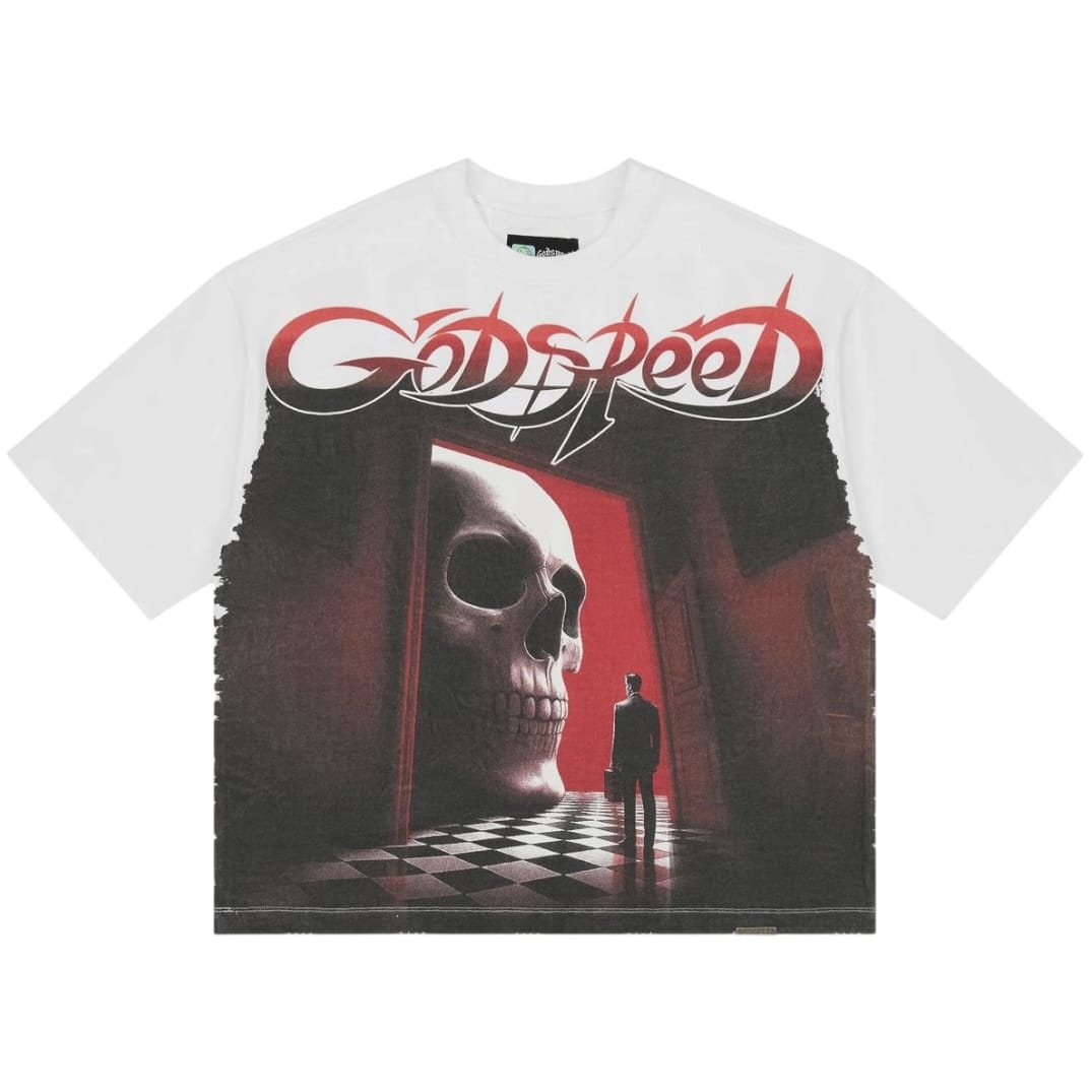 Godspeed Fate's Doorstep Tee (Snow)