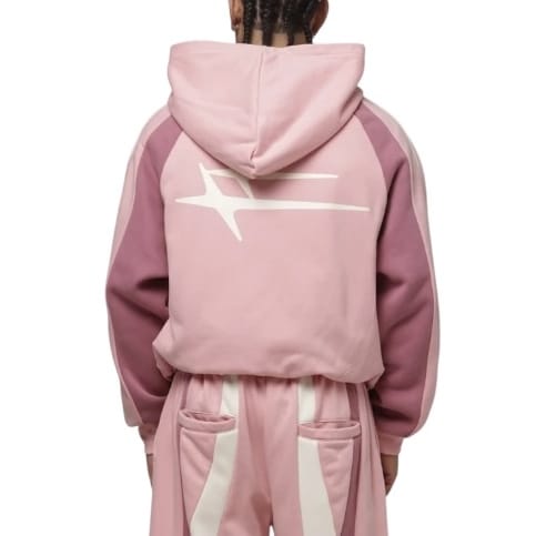 Loiter Hybrid Tek Zip Hoodie & Sweatpants Set (Pink)