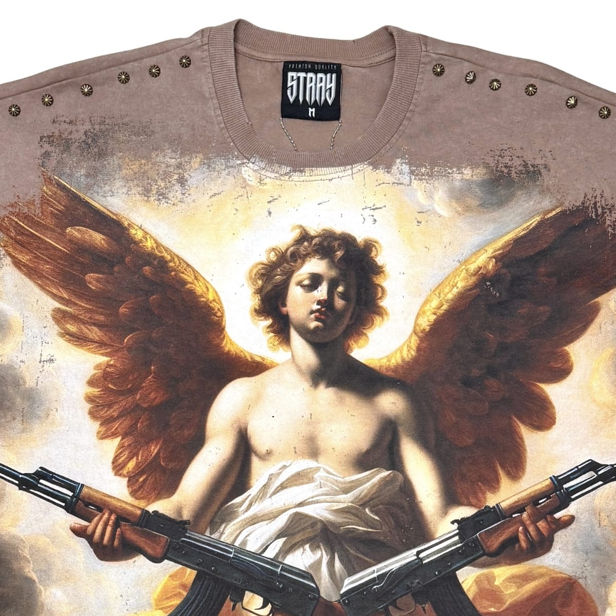 Stray AK Angel Tee (Mushroom) ST1737-MUH