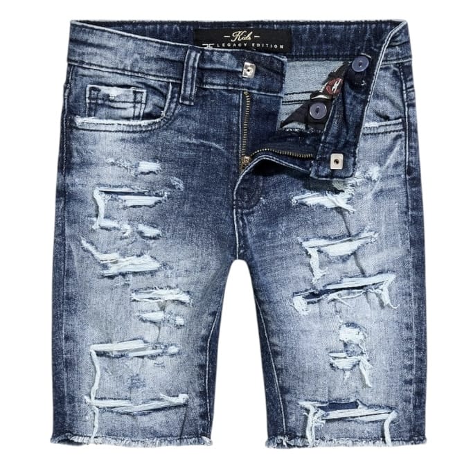 Boys Jordan Craig Denim Shorts (River Blue) J3226SB