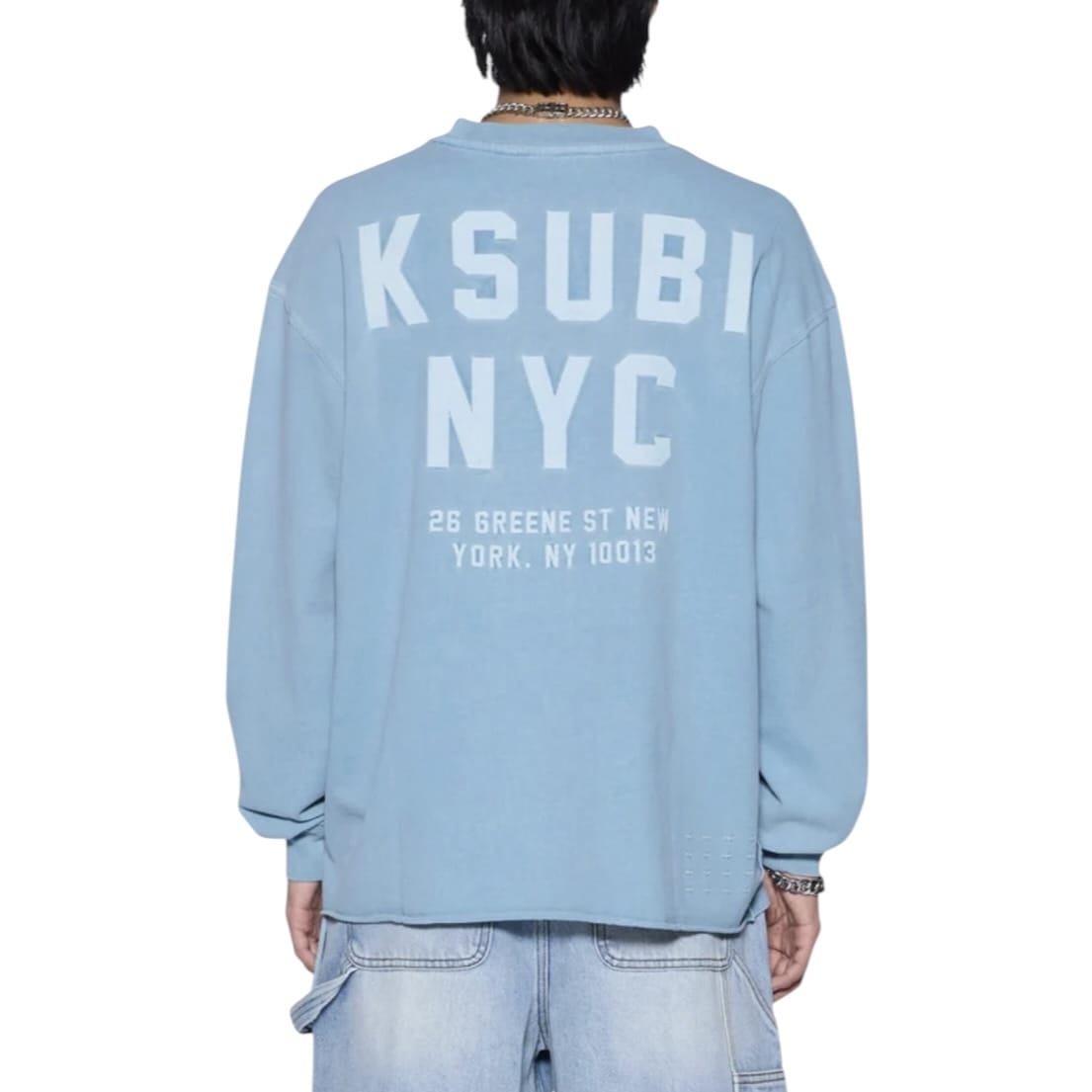 Ksubi K-Lock Ekcess Long Sleeve Tee (Summer Blue) MSP26TE016