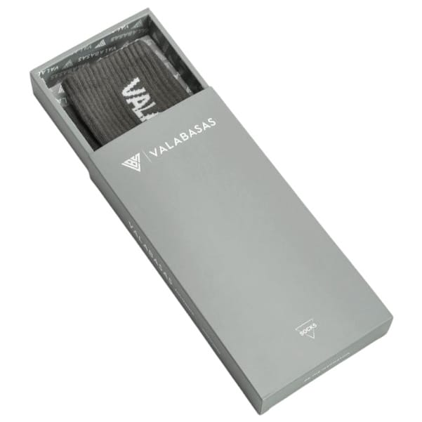 Valabasas Footprint Socks (Graphite) VAL-SOCK-001