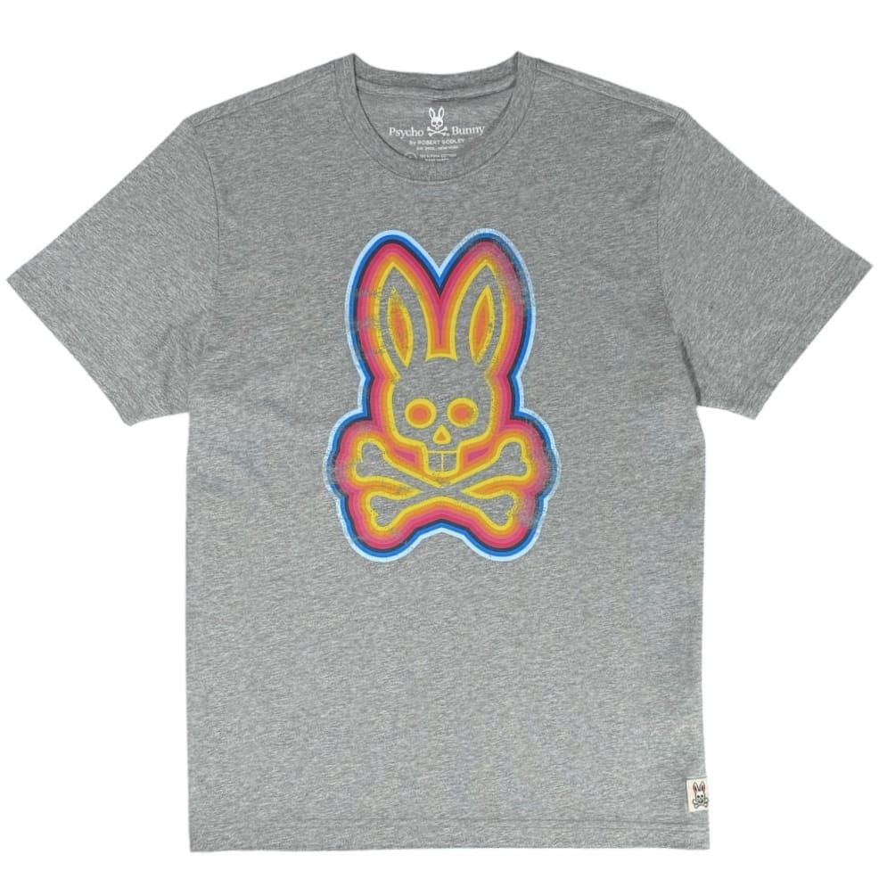 Psycho Bunny Arlington Tee (Heather Grey) B6U762J1PC