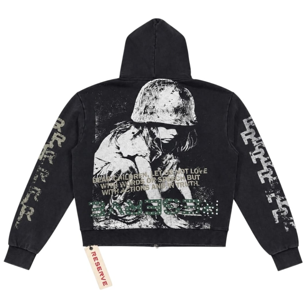 GFTD La Truth Zip Up Hoodie (Black)