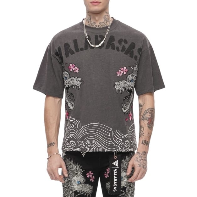 Valabasas Ikari Tee (Washed Black) VLBS-VT1-1092