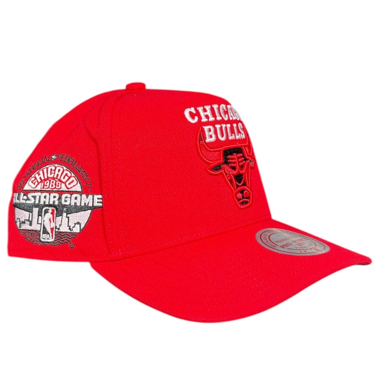 Mitchell & Ness Nba Chicago Bulls Core III Snapback (Red/Red)