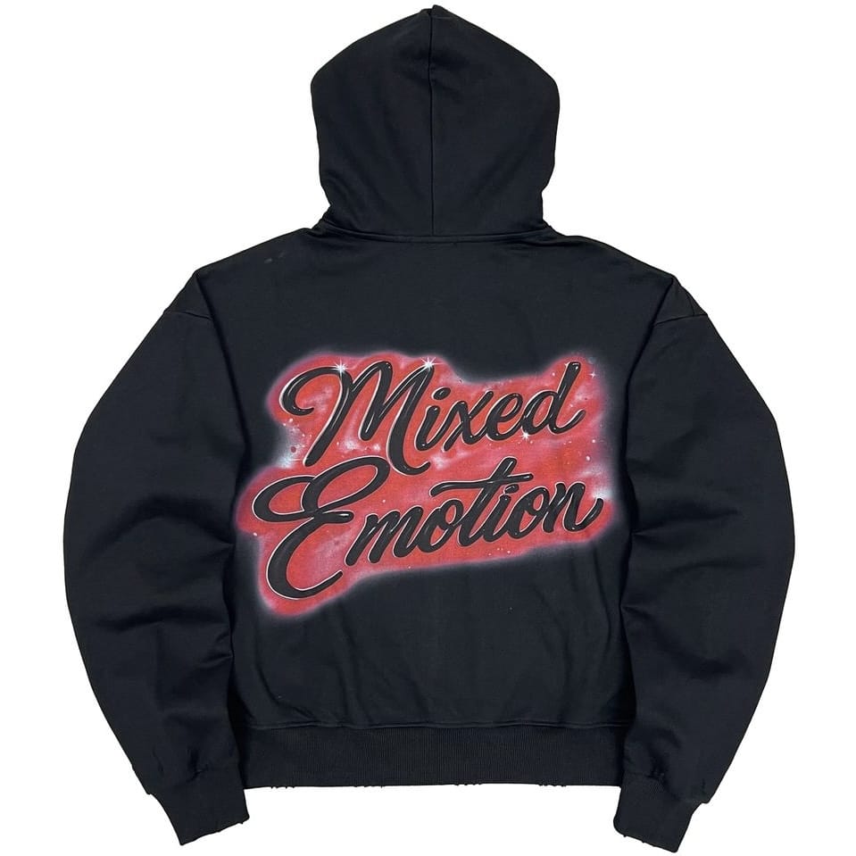 Mixed Emotion Unveiled Hoodie (Black)