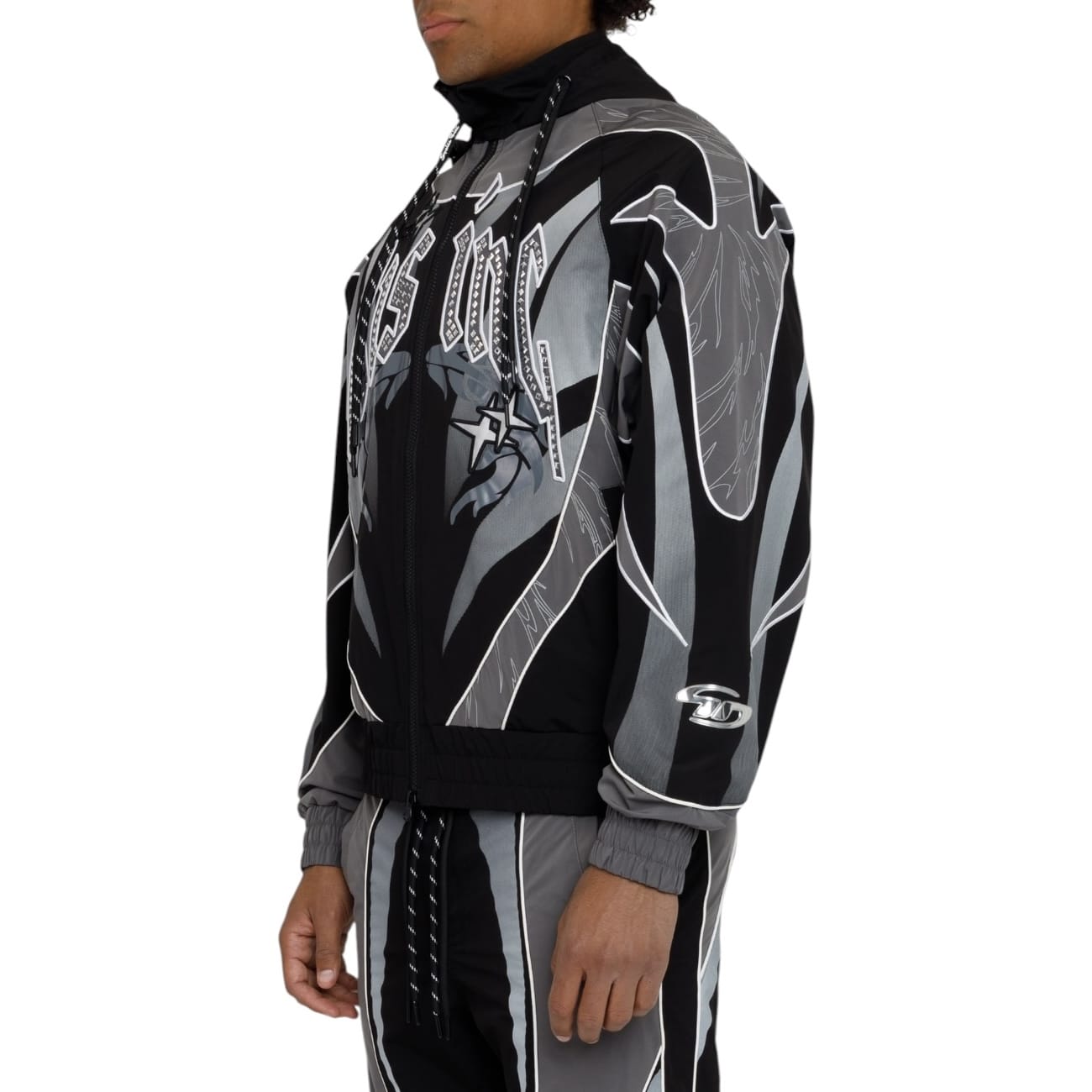 Smoke Rise Rising Colorblock Windbreaker Jacket & Pants Set (Castlerock)