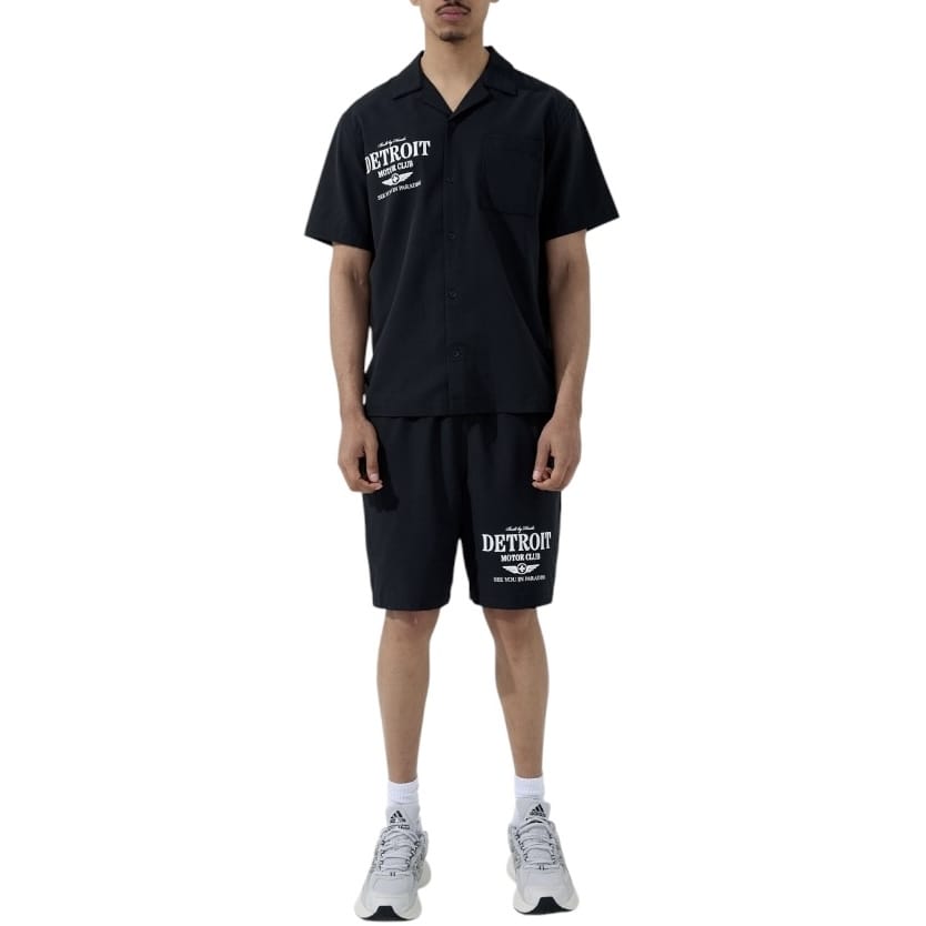 See You In Paradise Detroit Motor Club SS Shirt & Short Set (Black)