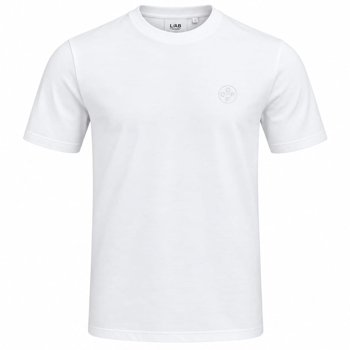 Lab Off-White Chest Logo Crew Tee 3 Pack (White)