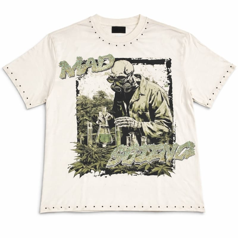 Supply Studios Mad Science Tee (Bone) SPT26-21