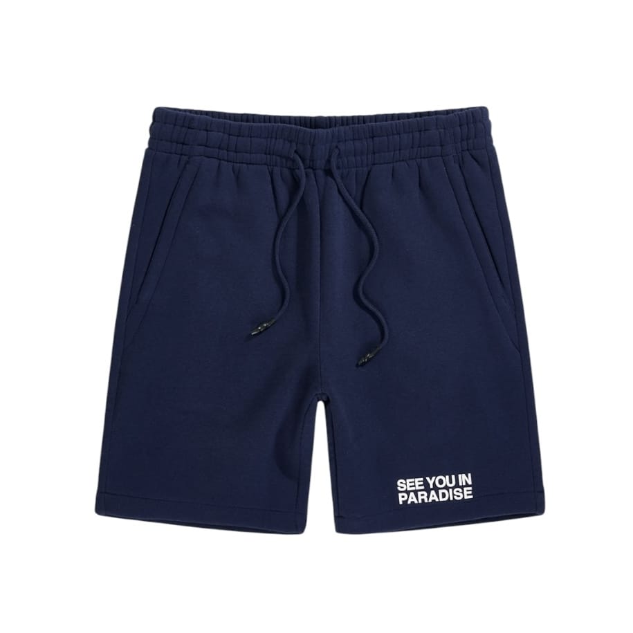 Boys See You In Paradise Tonal Short Set (Navy) 2078AB/2078SB