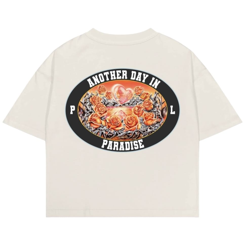 Paradise Lost Barbed Roses Tee (Cream) PL00853