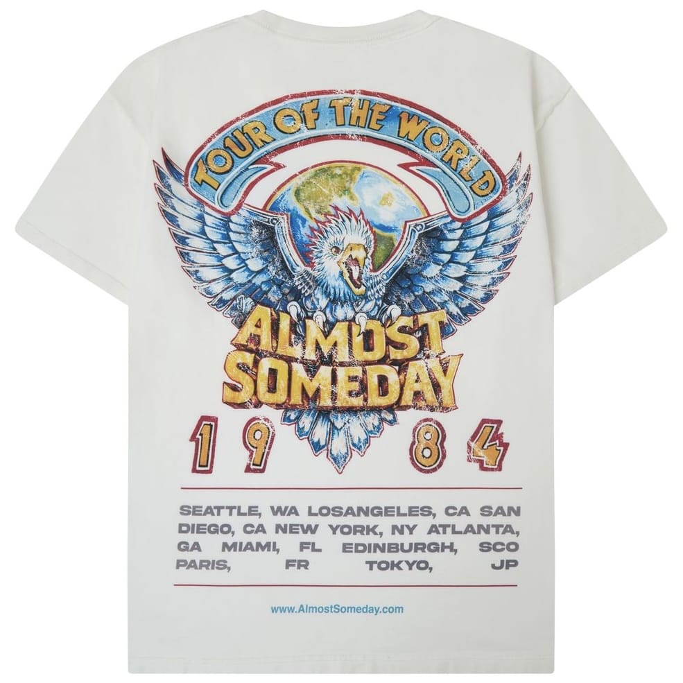 Almost Someday World Tee (Cream) AS-FALL26-001