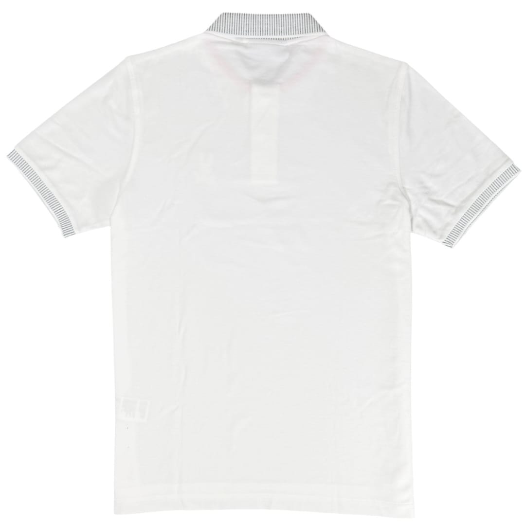 Psycho Bunny Damon Pique Polo (White) B6K928Y1PC