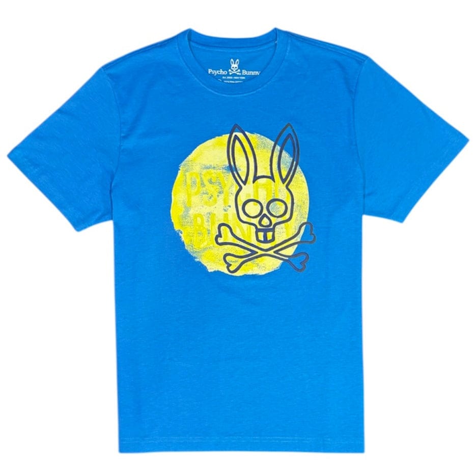 Psycho Bunny Arnell Graphic Tee (Celestial Blue) B6U619R1PC