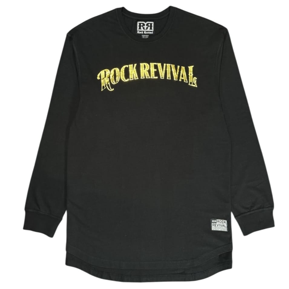 Rock Revival Long Sleeve (Black/Gold) LST725XTB
