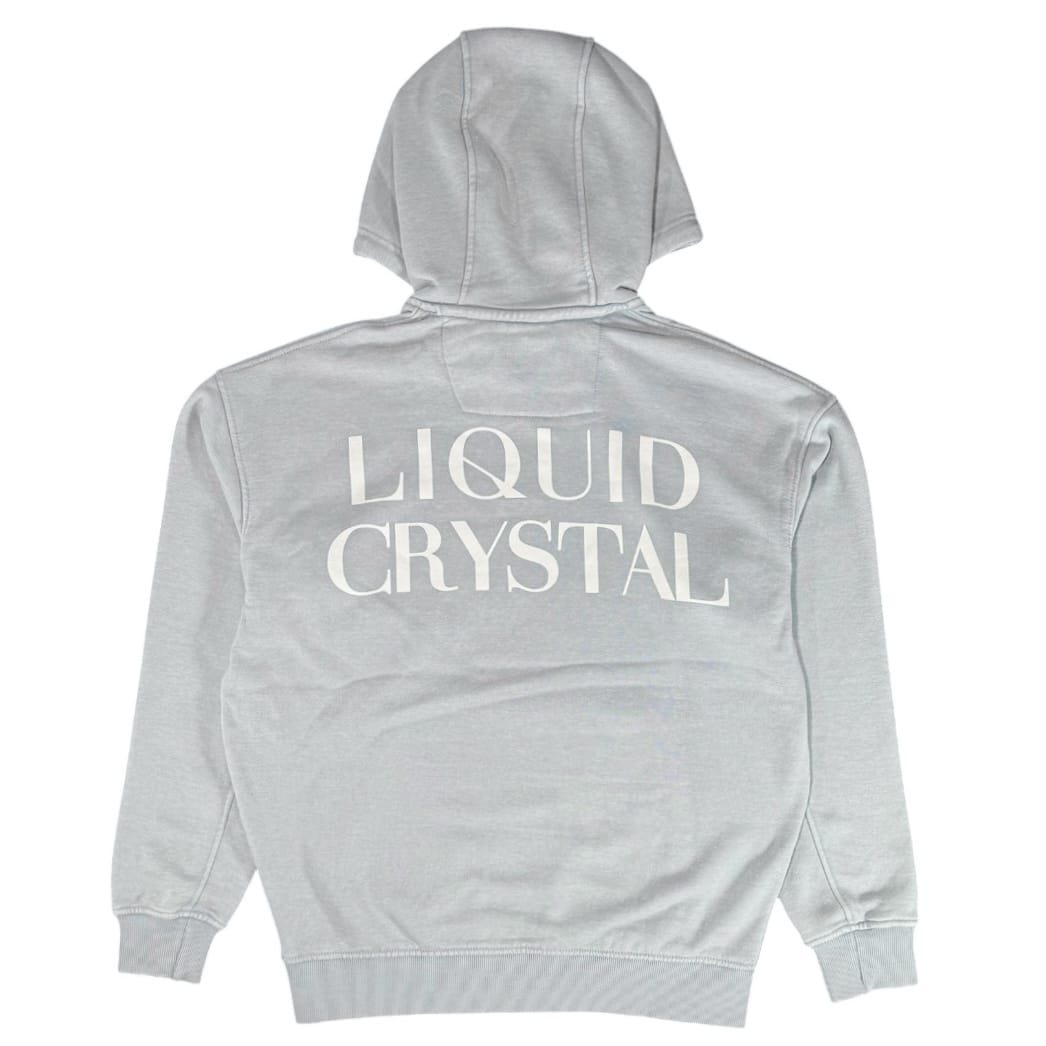 Liquid Crystals Burn Out Wash Hoodie & Short Set (Arctic Wash)