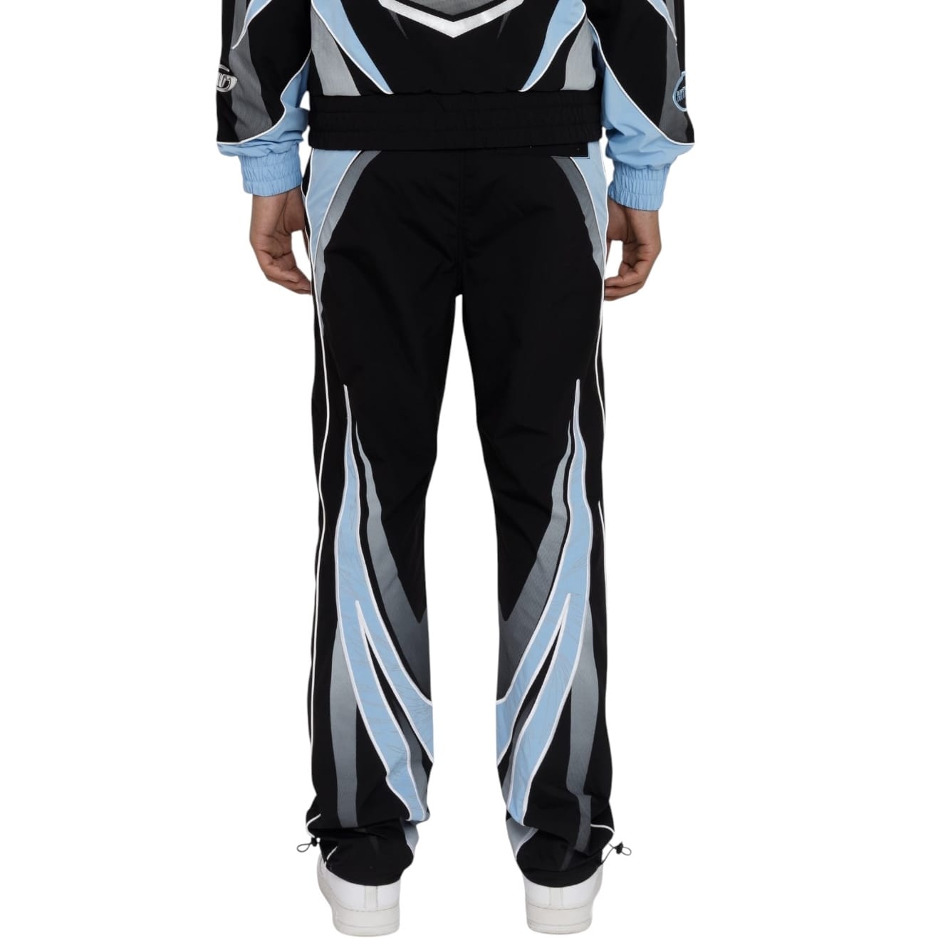Smoke Rise Rising Colorblock Windbreaker Jacket & Pants Set (Blue Bell)