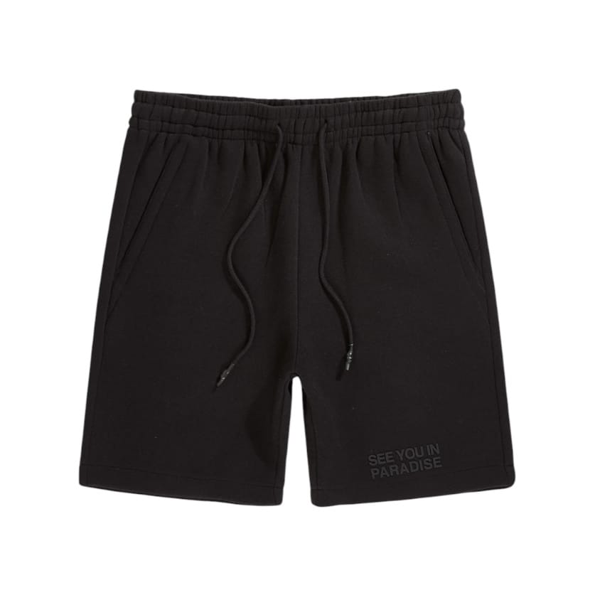 Kids See You In Paradise Tonal Short Set (Black) 2078AK/2078SK