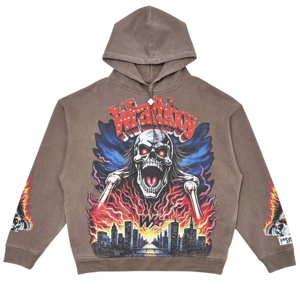 Wrathboy No Hard Feelings Hoodie (Vintage Brown) WB05-151-VIB