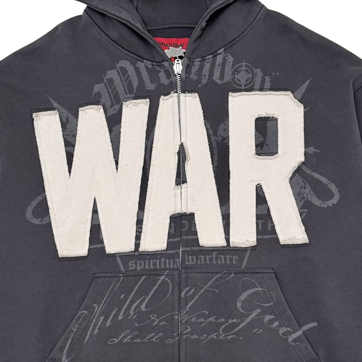 Wrathboy Hard To Kill Hoodie (Black Wash) WB05-168-BLK