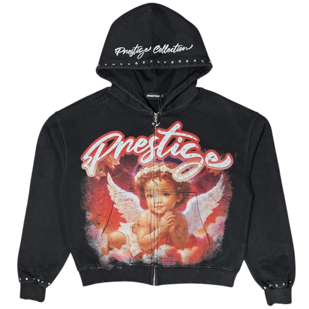 Prestige Collection Angel Hoodie (Black/Red)