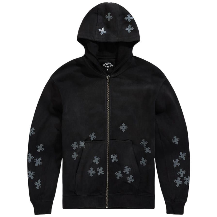 See You In Paradise Forbidden Fruit Zip Up Hoodie (Black Shadow) 8892H