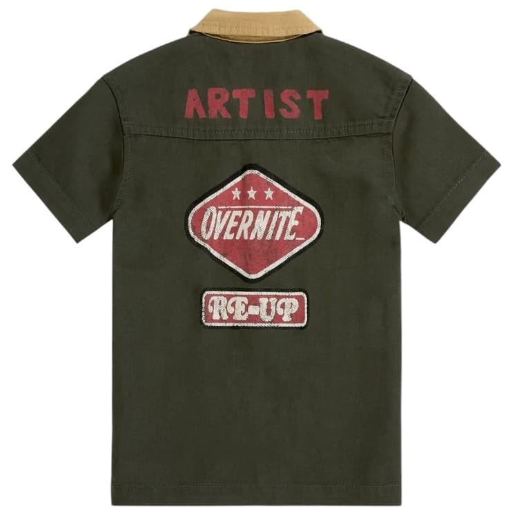 Kids Jordan Craig Re-up Mechanic Short Set (Dark Green)
