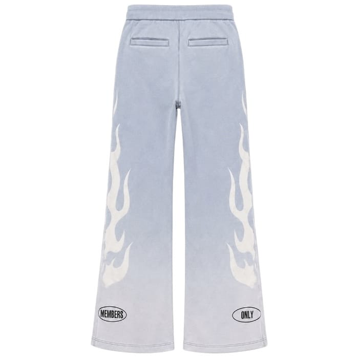 Almost Someday Members Zip Hoodie & Flare Sweatpants Set (Light Blue)