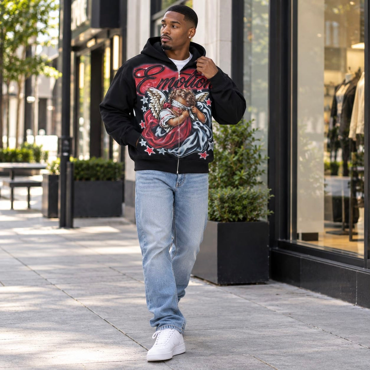 Mixed Emotion Unveiled Hoodie (Black)