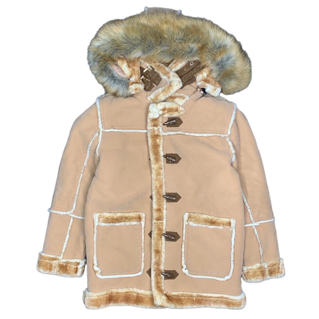 Boys Jordan Craig Denali Shearling Jacket (Praline) 91620B