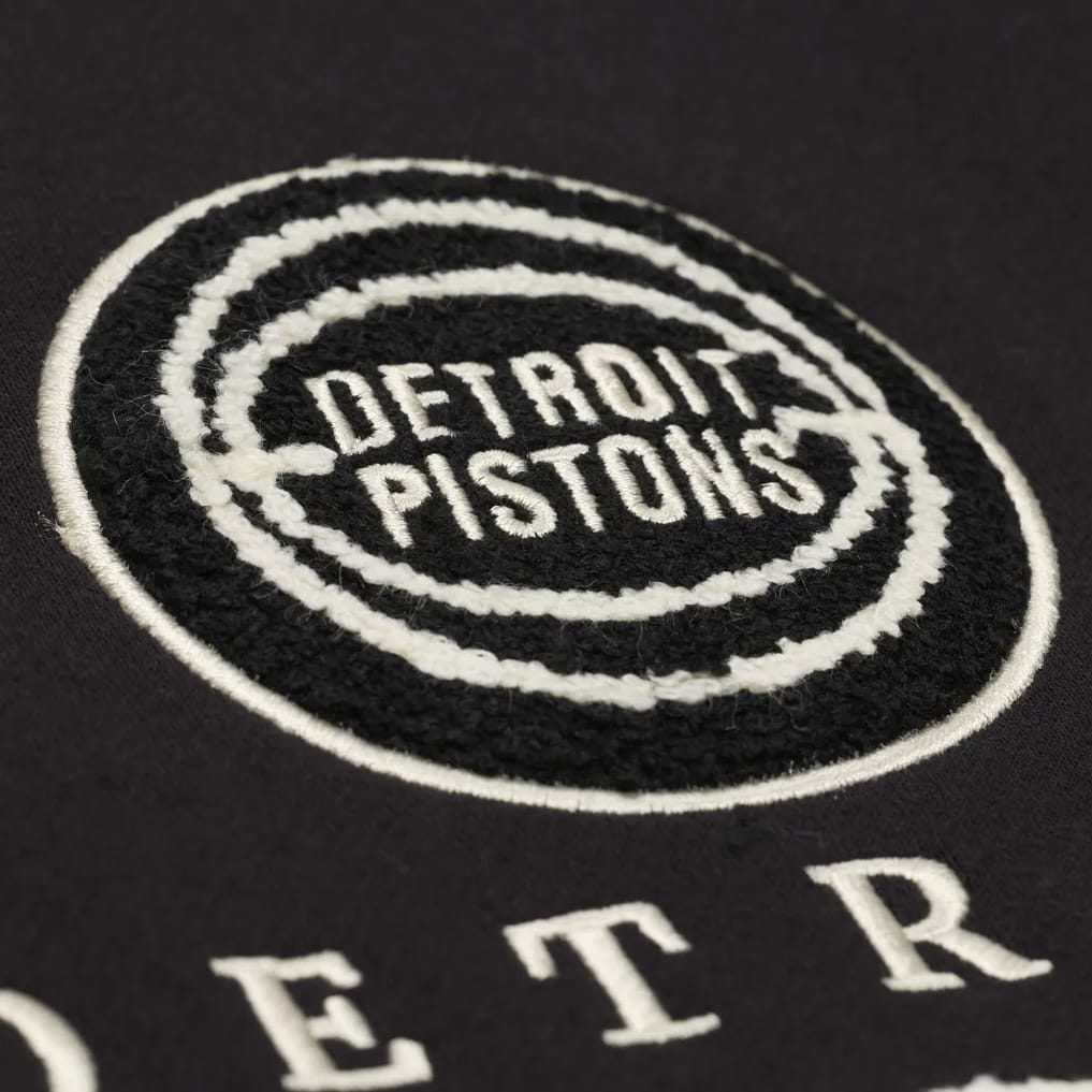 Mitchell & Ness NBA Detroit Pistons Cookies & Cream Crewneck (Black)