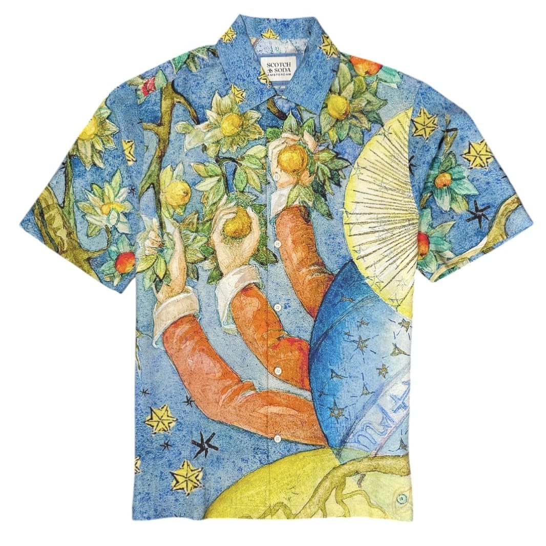 Scotch & Soda Flower Farmer Short Sleeve Shirt (Multi) 178432