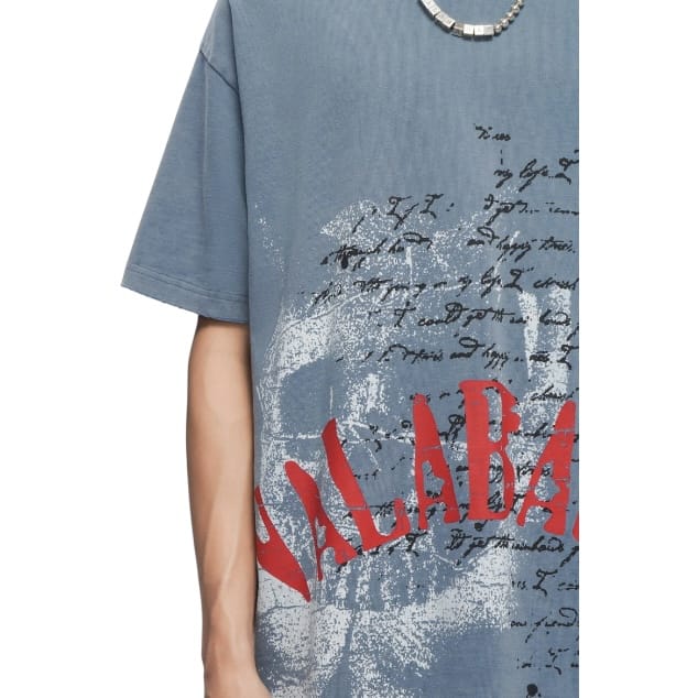 Valabasas Devilish Lies Tee (Vintage Blue) VLBS-VT1-1118