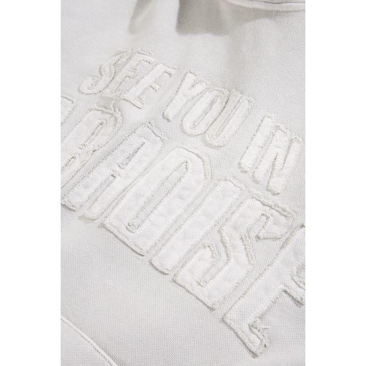 See You In Paradise Oasis Washed Pullover Hoodie (Grey) 8864H