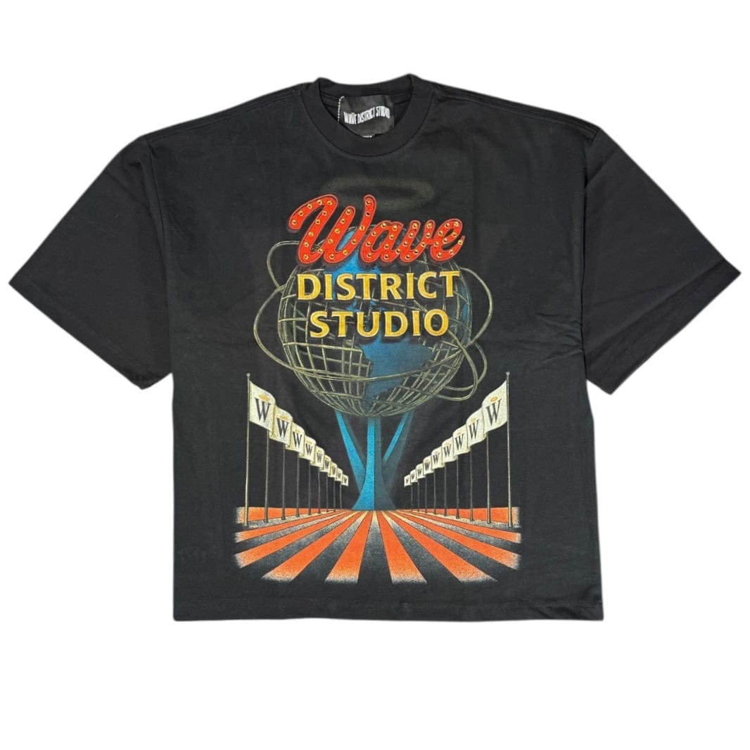 Mr. Wave District Globe Tee (Black) WDS-2T009T