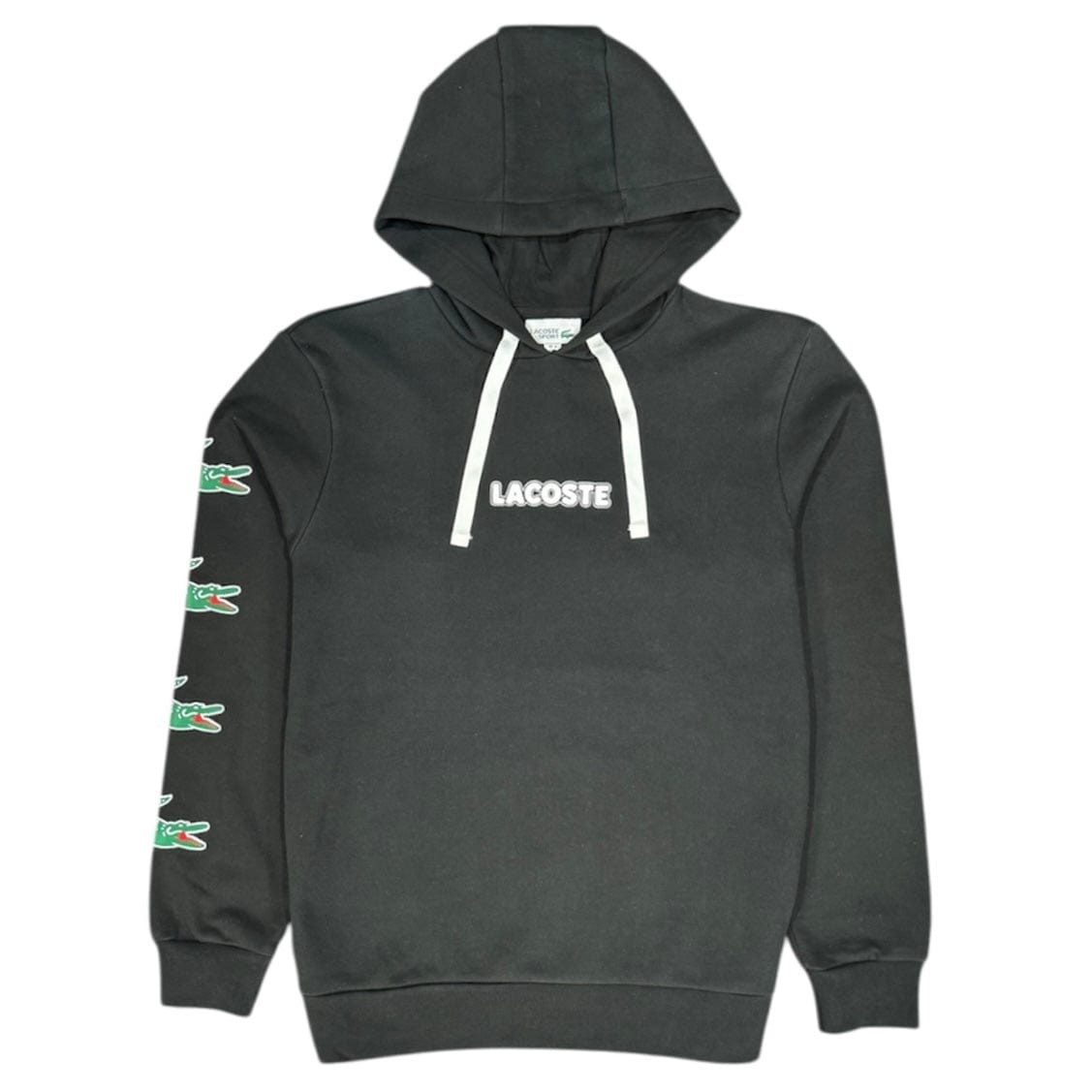 Lacoste Sport Crocodile Hoodie (Black) SH7221