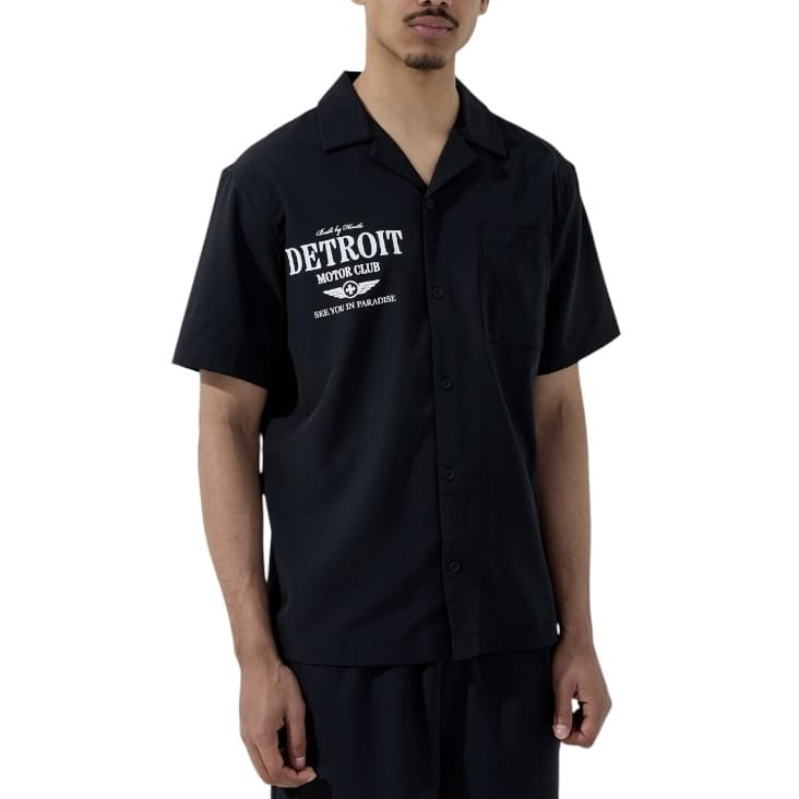 See You In Paradise Detroit Motor Club SS Shirt & Short Set (Black)
