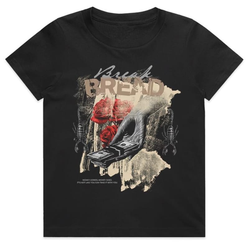 Boys Streetwear Official No Handouts Tee (Black)