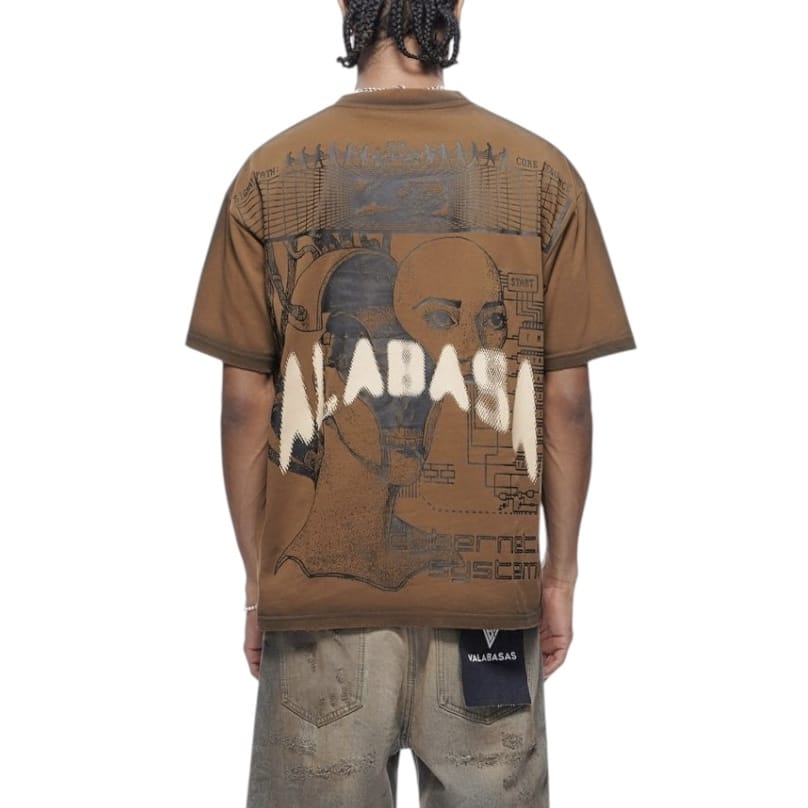 Valabasas Cyber Tee (Brown) VLBS-VT1-1086