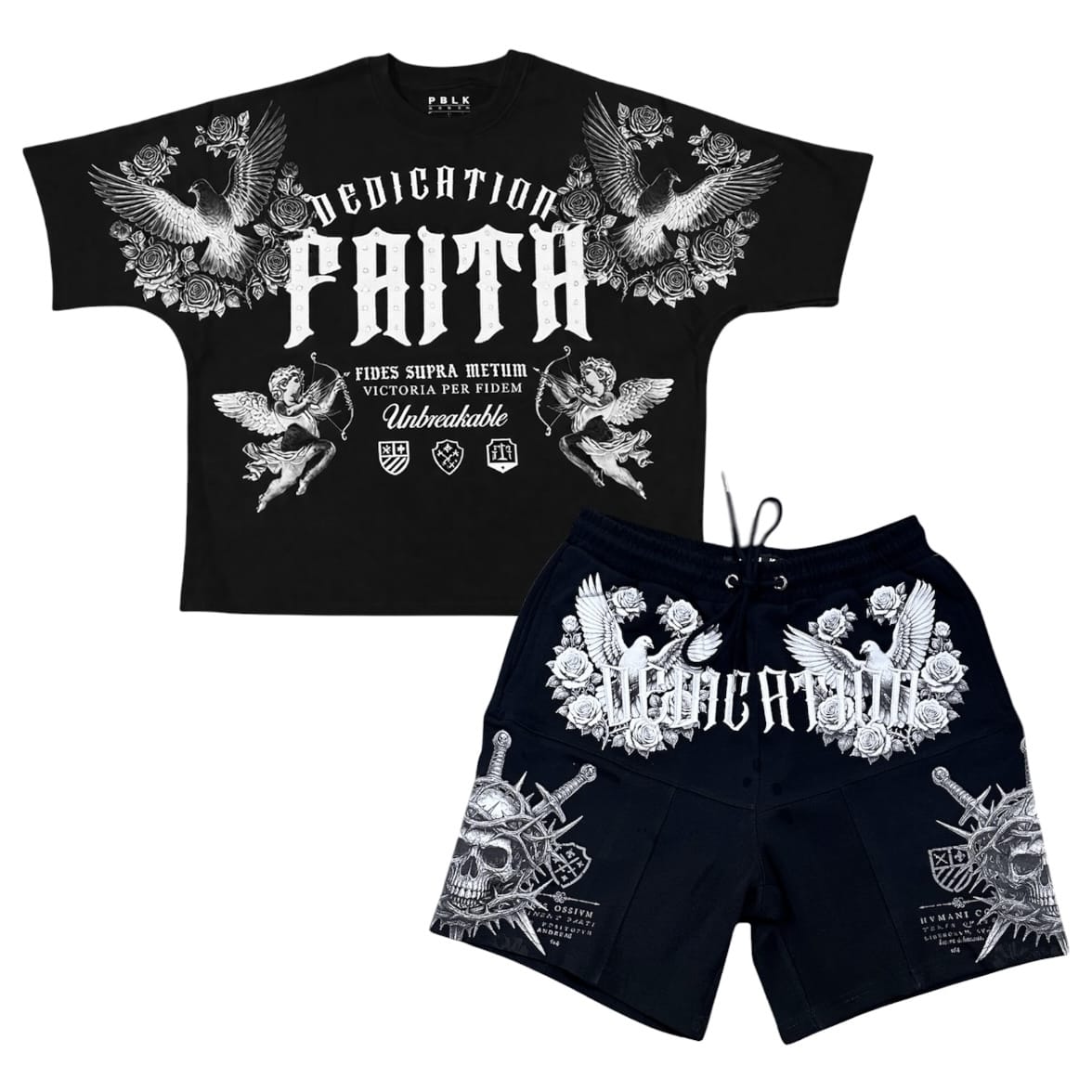 Publik Faith Dove & Skull Dedication Set (Black)
