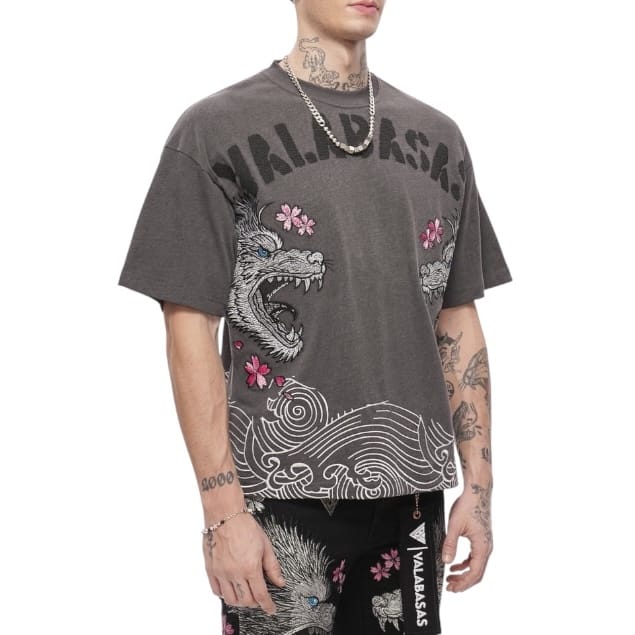 Valabasas Ikari Tee (Washed Black) VLBS-VT1-1092