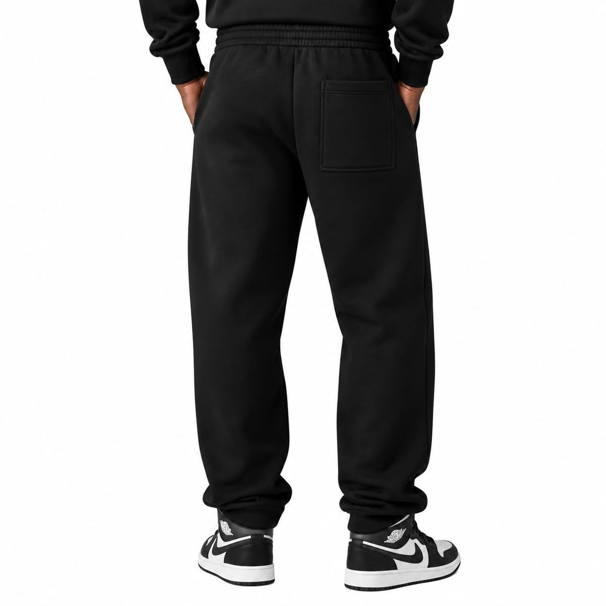 Moose Knuckles Yul Zip Up Hoodie & Jogger Set (Black)
