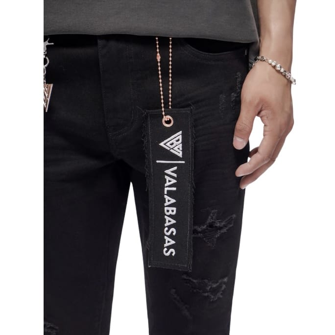 Valabasas Scimitar Skinny Jean (Black) VLBS-VJ2-1056