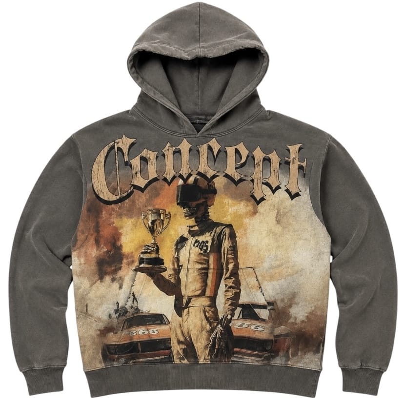 Concept La Champion Hoodie (Grey Wash)