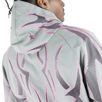 R3bel Denim Hooded Windbreaker Set (Grey) 3163-835