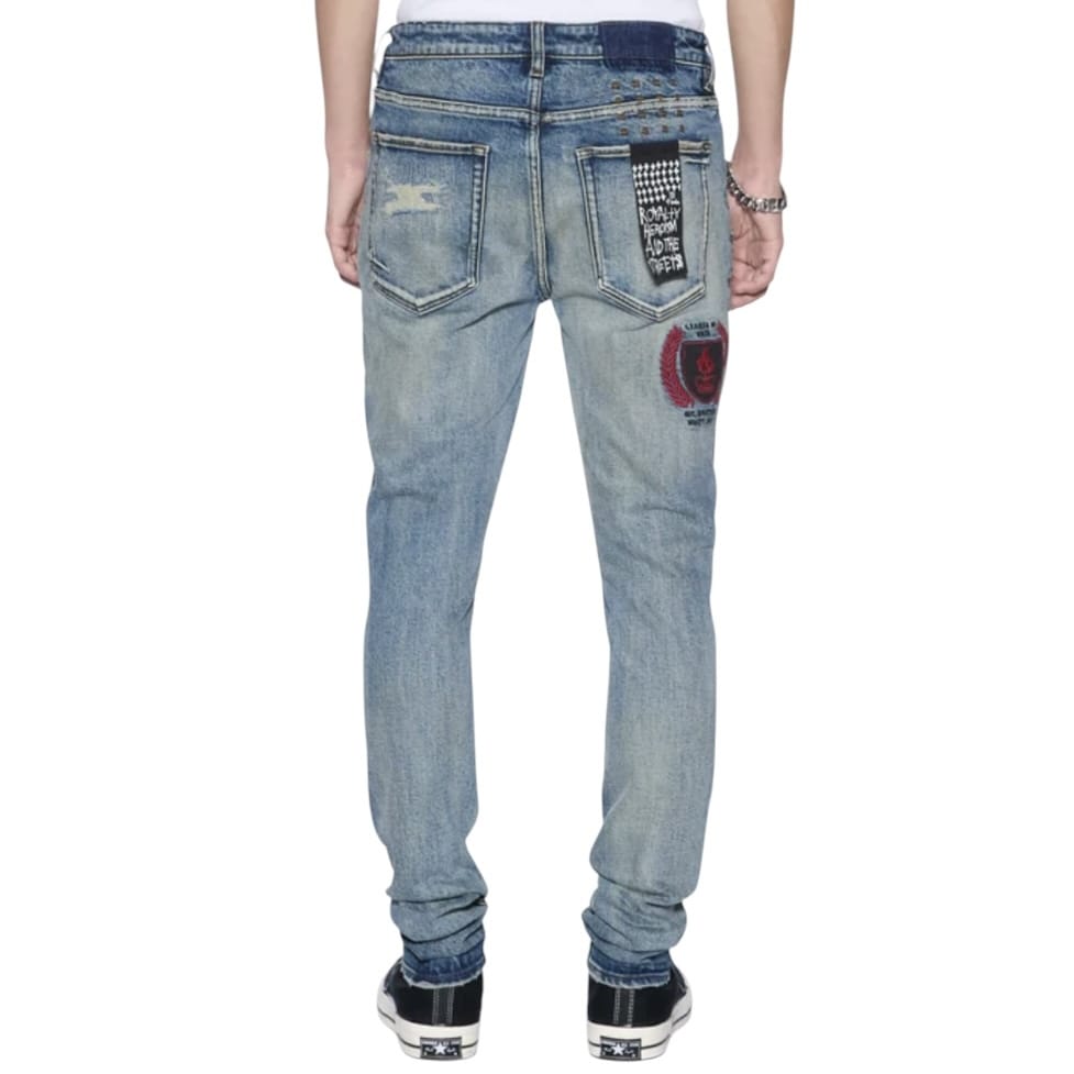 Ksubi Van Winkle Denim Jean (Bleu Monday Repair) MSP26DJ006
