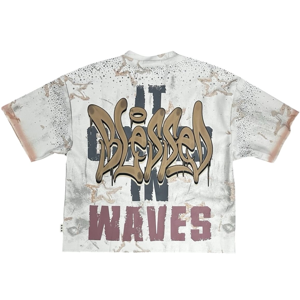 BKYS Blessed Double Side Cropped Tee (White) T1530