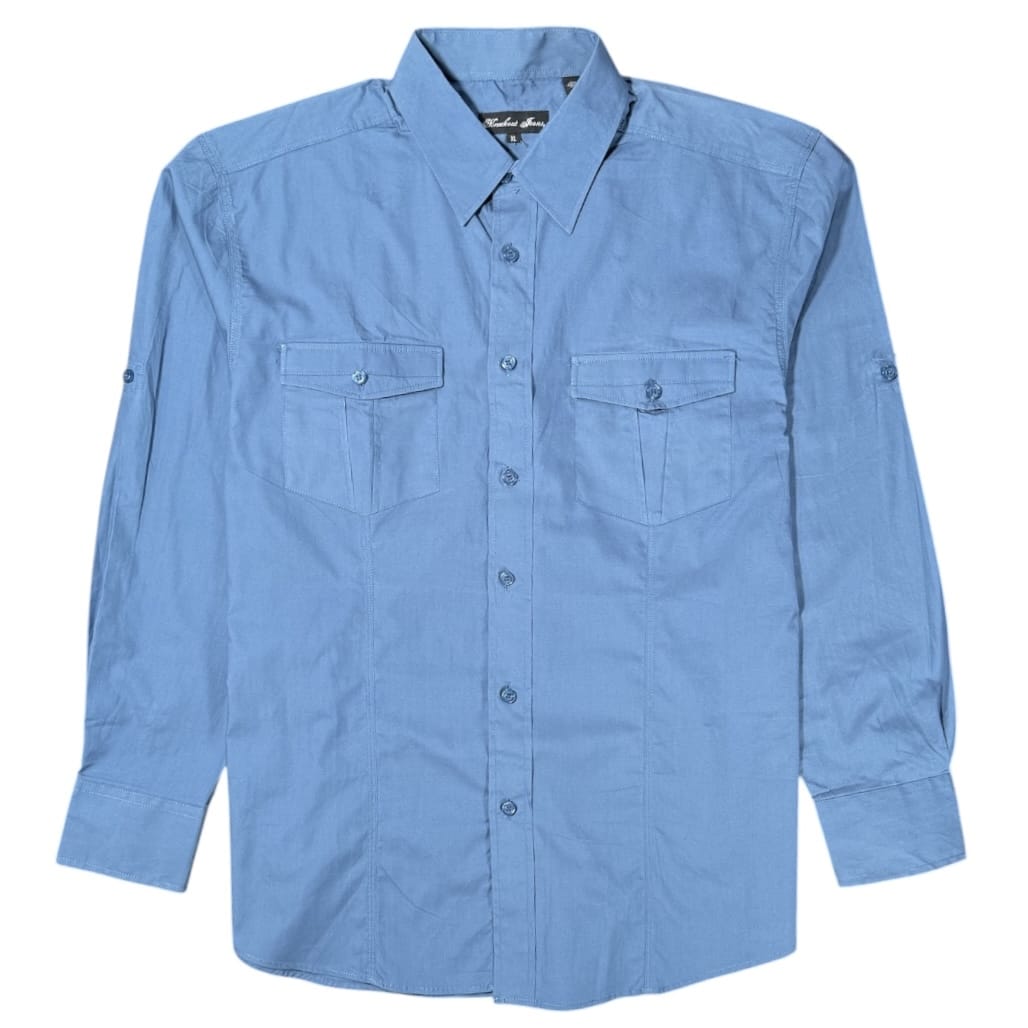 Knockout Button-Up (Blue) - 922